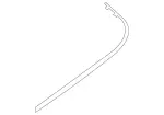 2188850921 - Attachment Parts: Trim Strip for Mercedes-Benz: CLS400, CLS550, CLS63 AMG, CLS63 AMG S Image
