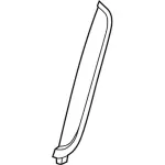 KB3Z2625532A - : Rear Molding for Ford: Ranger Image