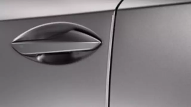 PT9364816024 - Exterior: Door Edge Guards - Moonbeam Beige Metallic for Lexus: RX350, RX350L, RX450h, RX450hL Image