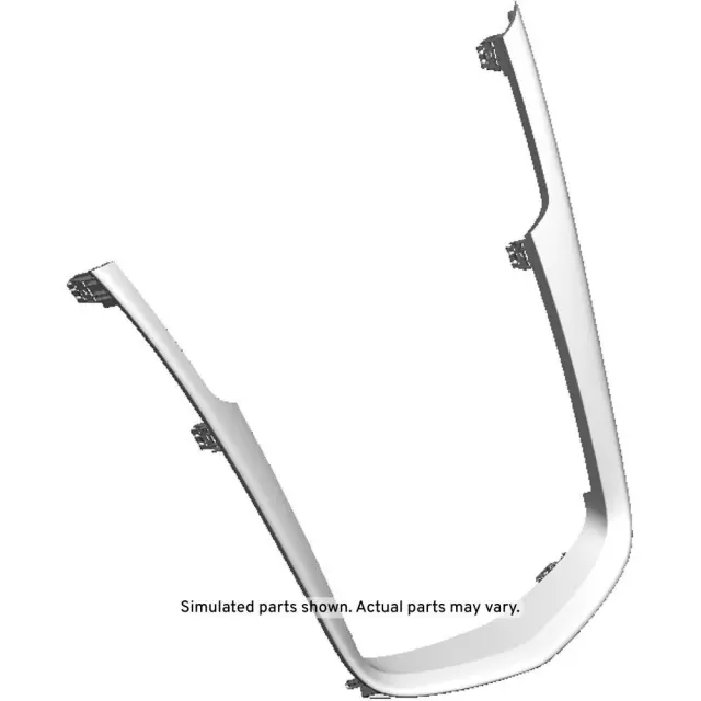 22934890 - : 2014-2016 Cadillac ELR - Dusk Chrome Instrument Panel Lower Center Trim Plate Applique for Cadillac: ELR Image