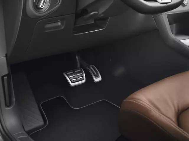 5G1064205 - : Pedal Caps, Aluminum for Volkswagen: Arteon, Atlas, e-Golf, Golf, Golf SportWagen, Jetta, Taos, Tiguan Image