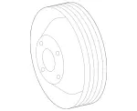 1112020110 - Cooling System: Pulley for Mercedes-Benz Image