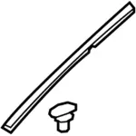 AE9Z16A239A - : Side Seal for Lincoln: MKT Image