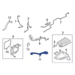 LB5Z6A664B - : Vent Hose for Ford: Bronco, Explorer, Ranger Image