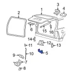 7L2Z78434A14AA - Body: Handle for Ford: Explorer | Mercury: Mountaineer Image