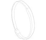 19953410 - : Hose Clamp W Worm Drive for Mercedes-Benz Image