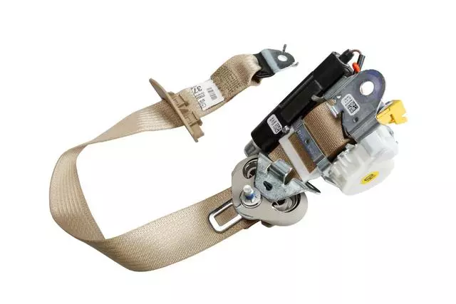 Light Cashmere Passenger Seat Belt with Retractor and Pre-Tensioner - GM (19260172)