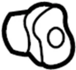 7684851S00 - Body: Vent Grille Grommet for Infiniti Image