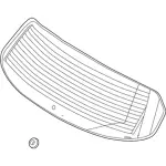 EJ7Z7842006E - : Lift Gate Glass for Ford Image