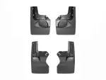 110100120112 - : Black MudFlap No-Drill DigitalFit® MudFlap Kit for WeatherTech Image