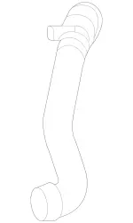 2315015182 - Radiator: Coolant Hose for Mercedes-Benz: SL400, SL450 Image