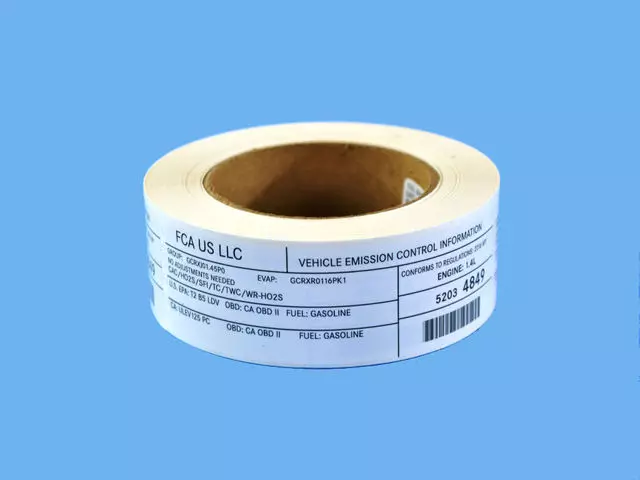 47480420AA - : Vehicle Emission Control Information Label for Jeep: Renegade Image