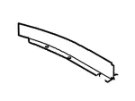 1W4Z5420555AAA - Body: Window Molding for Lincoln: LS Image