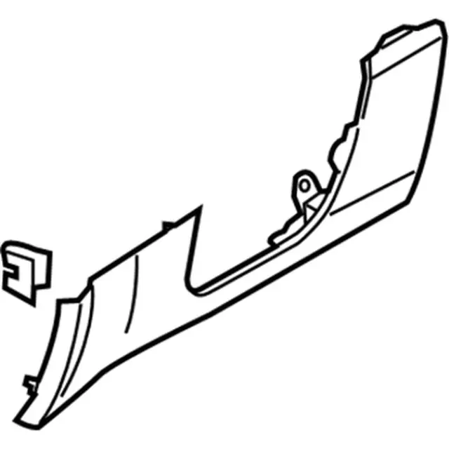 GS7Z5404459AF - Body: Lower Cover for Ford: Fusion, Police Responder Hybrid, SSV Plug-In Hybrid Image