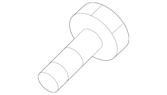 84002157 - Electrical: Support Bracket Bolt for Mercedes-Benz Image