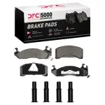 1551031002 - : DFC 5000 Advanced Pads - Semi-Metallic and Hardware Kit for DYNAMIC FRICTION Image