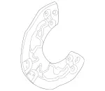 1904200700 - : Cover Plate F Brake Disc for Mercedes-Benz: AMG GT R Image