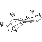 EJ7Z7831013AN - Body: Upper Trim for Lincoln: MKC Image