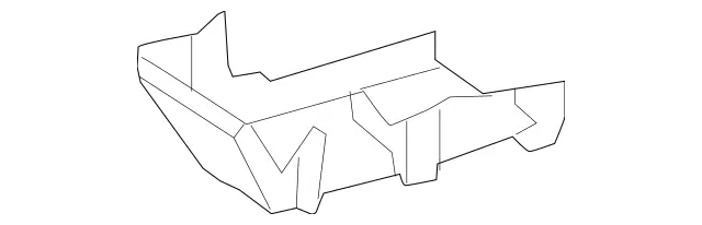 2166800040 - Panelling: Rear Floor Covering for Mercedes-Benz: CL550, CL600, CL63 AMG, CL65 AMG Image image