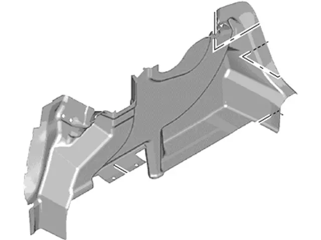 HS7Z5445422BB - : Side Trim Panel for Ford: Fusion, Police Responder Hybrid Image