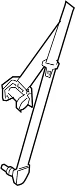 89844ZQ58C - : Service Kit - Tongue, 3RD Seat Right-hand for Infiniti Image