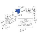 L1MZ6038M - : Motor Mount for Ford: Explorer, Police Interceptor Utility Image
