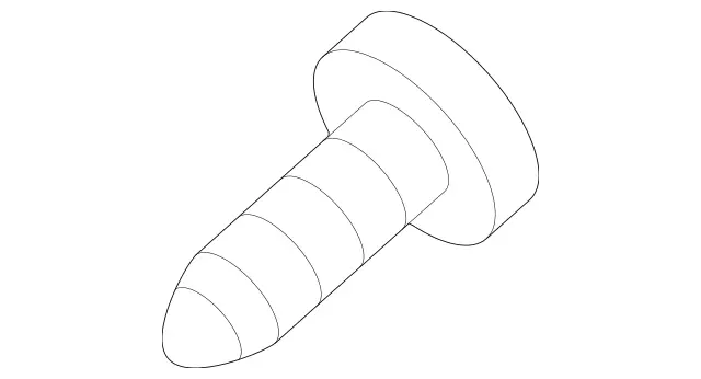 46064 - Electrical System: Tapping Screw for Mercedes-Benz: 190, 190C, 190D, 190DC, 190E, 200, 200D, 220, 220b, 220D, 220Sb, 230, 230SL, 240D, 250C, 250SL, 260E, 280, 280C, 280CE, 280E, 280S, 280SE, 280SEL, 280SL, 300CE, 300D, 300E, 300SD, 300SE, 300SEL, 300SL, 300TD, 300TE, 350SL, 380SE, 380SEC, 380SEL, 380SL, 380SLC, 400E, 400SE, 400SEL, 450SE, 450SEL, 450SL, 450SLC, 500E, 500SEC, 500SEL, 500SL, 560SEC, 560SEL, 560SL, 600, 600SEL, 600SL, C250, C350, C63 AMG, CL500, CL55 AMG, CLS450, CLS53 AMG, E420, E430, GL320, GL550, Metris, ML320, ML430, ML55 AMG, S420, SL320, SLK230, SLK320, SLS AMG, Sprinter 1500, Sprinter 2500, Sprinter 3500, Sprinter 3500XD, Sprinter 4500 Image