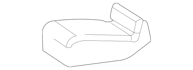 22192049217J75 - Body: Center Cushion for Mercedes-Benz Image