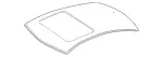 221650050964 - Roof: Paneling, Roof for Mercedes-Benz: S350, S400, S550, S600, S63 AMG Image