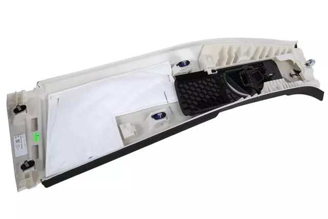 23216642 - : Jet Black Passenger Side Center Pillar Upper Trim Panel for GM Image