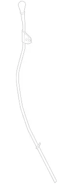 2760104710 - : Oil Dipstick Tube for Mercedes-Benz Image