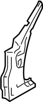 76261JK600 - Body: Hinge Pillar Reinforced for INFINITI: G25, G35, G37, Q40 Image