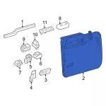 7C3Z2627407FB - Body: Door Trim Panel for Ford: F-250 Super Duty, F-350 Super Duty, F-450 Super Duty Image