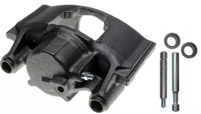 19140995 - : Front Driver Side Disc Brake Caliper Assembly (Friction Ready Non-Coated), Remanufactured for GM Image