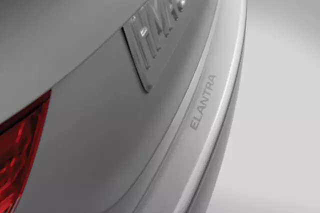 2013-2017 Hyundai Elantra - Rear Bumper Protector - Black - Hyundai (A5027-ADU01)