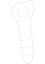 2039201672 - Rear Seat Bench: Lock for Mercedes-Benz Image