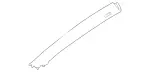 21669001259G95 - Body: Windshield Pillar Trim for Mercedes-Benz Image