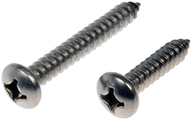 784170D - : Self Tapping Screws - Stainless Steel - Pan Head - No.12 X 1 In., 1-1/2 In. for Dorman Image