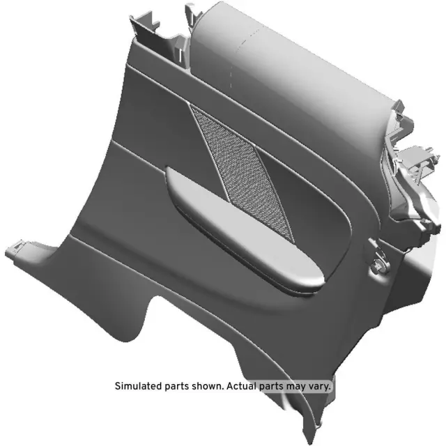 20966118 - : Part# 20966118 Light Cashmere Passenger Side Body Side Front Lower Trim Panel for Cadillac: CTS Image