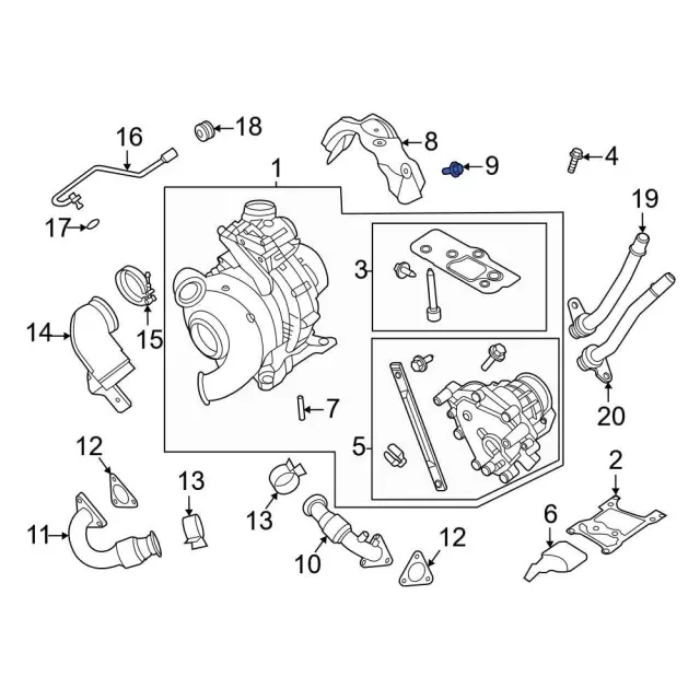 BC3Z-9Y427-C - Heat Shield 2010-2022 Ford | Ford Parts Direct