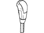 5M6Z7213AB - : Automatic Transmission Shift Lever Knob - Passenger Side (RH) for Mercury: Mariner Image