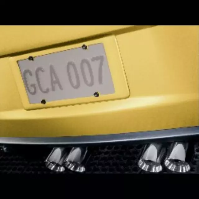 Rear License Plate Holder - Yellow (45U) - GM (17802354)