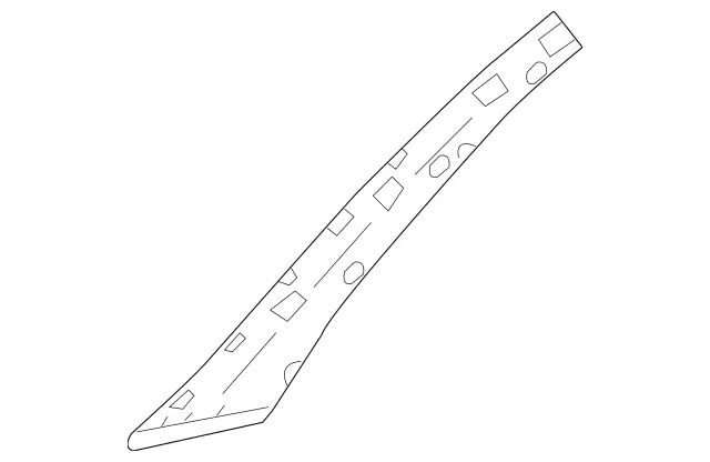2306901139 - Covering and Lining: Rail for Mercedes-Benz: SL500, SL55 AMG, SL550, SL600, SL63 AMG, SL65 AMG Image image