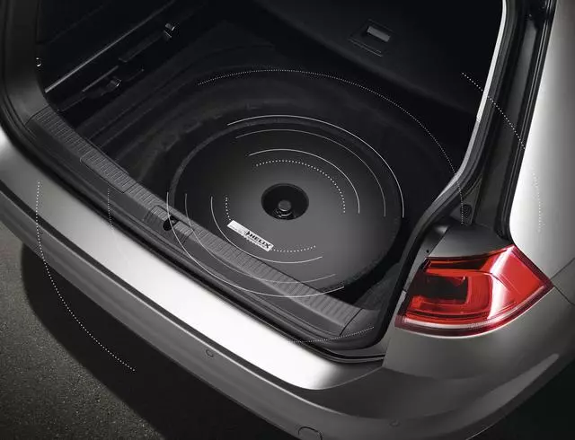 Spare Tire Mount Sub-Woofer / Sound Box - Volkswagen (000-051-419-B)