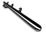 F2156B - : Nerf Step - W2W (1 Stp) - 21-26 Ford Bronco 2 Dr - Gloss Blk for N-Fab Image
