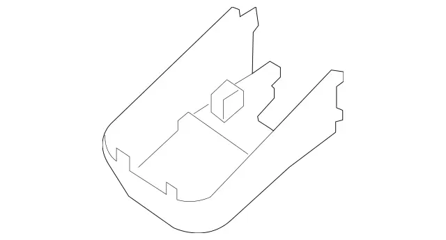 25181109077E94 - Body: Front Cover for Mercedes-Benz Image