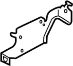 28195CR900 - : CD Player Brace for Infiniti Image