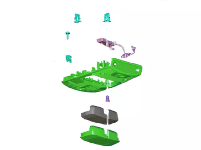 Console Assembly Overhead - Ford (FL3Z-18519A70-LAV)