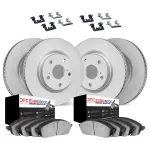 461410449 - : DFC Geospec Rotors with EURO 5000 Ceramic Pads With Hardware for DYNAMIC FRICTION Image