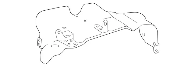2710900434 - Engine: Heat Shield for Mercedes-Benz Image